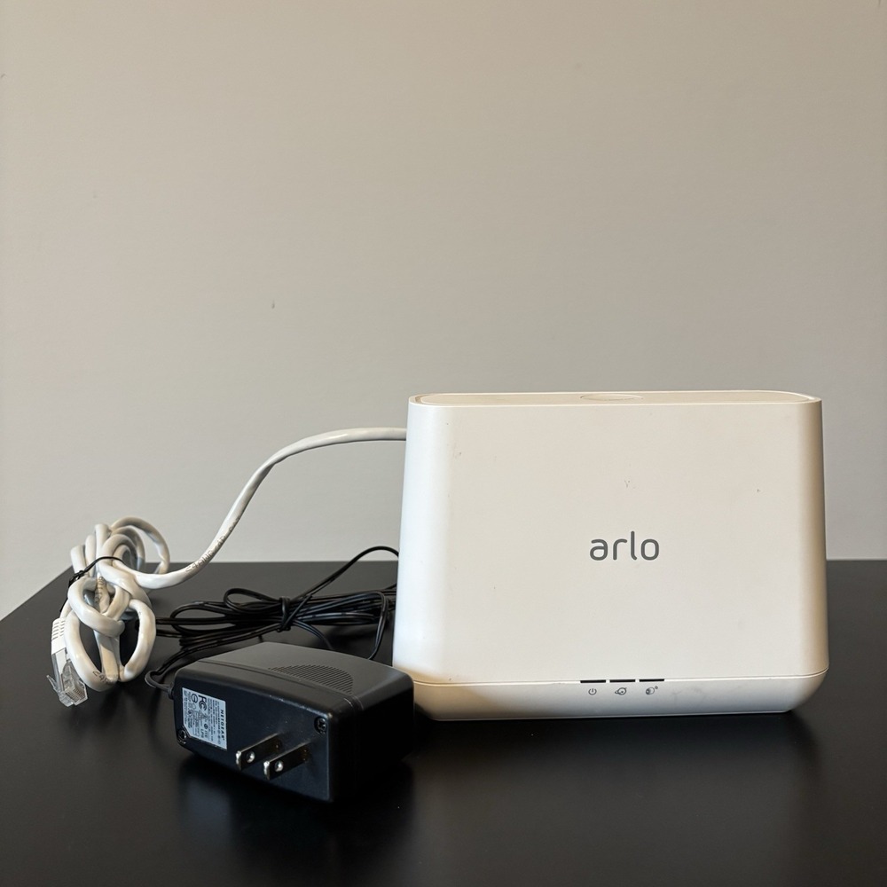 Netgear VMB4000 Arlo Base Station + AC Adapter & Ethernet Cable - Tested